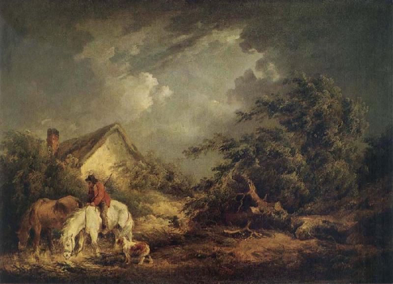 George Morland The Approaching Storm